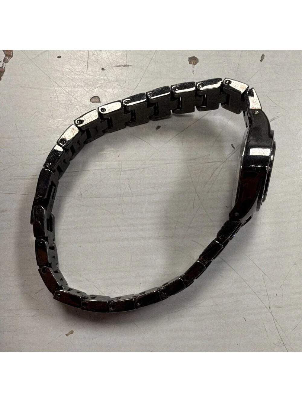 Peck & Peck PCP617 Crystal Rhinestone Black Quartz Watch PC21 Japan Movement